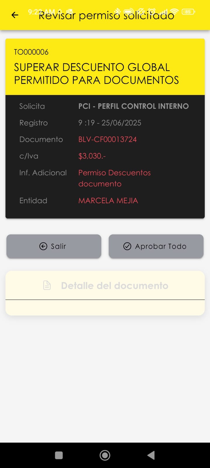 Permisos Remotos - Comercial - Proyecto 3