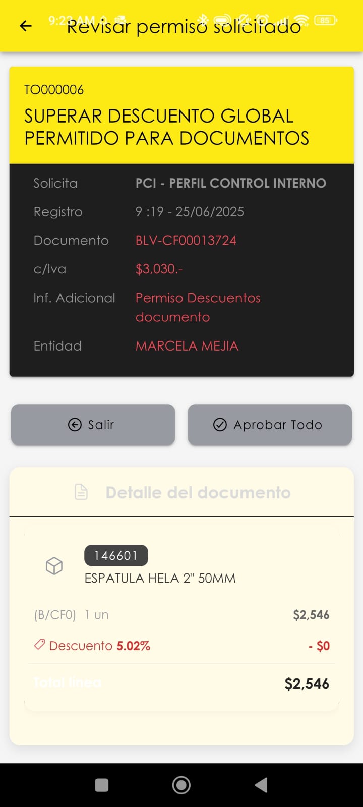 Permisos Remotos - Comercial - Proyecto 4